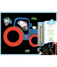 djeco kraskaarten - voertuigen | Kinderfeestwinkel | Speelgoedwinkel | Feestwinkel | Kinderwinkel | Amsterdam