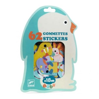 djeco stickers - ice field animals | Kinderfeestwinkel | Speelgoedwinkel | Feestwinkel | Kinderwinkel | Amsterdam