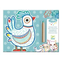 djeco magisch kleuren - forest friends | Kinderfeestwinkel | Speelgoedwinkel | Feestwinkel | Kinderwinkel | Amsterdam