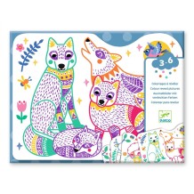 djeco kleurplaten - dieren in het bos | Kinderfeestwinkel | Speelgoedwinkel | Feestwinkel | Kinderwinkel | Amsterdam