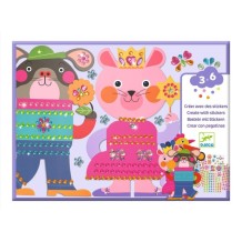 djeco knutselset creeren met stickers - glitters | Kinderfeestwinkel | Speelgoedwinkel | Feestwinkel | Kinderwinkel | Amsterd