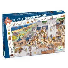 djeco puzzel observatie - het kasteel (100 st)