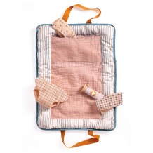 djeco verschoonset poppen - blauw