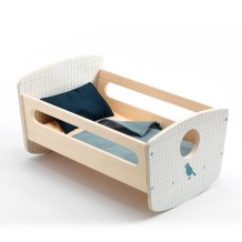 djeco poppenbedje - blauw | Kinderfeestwinkel | Speelgoedwinkel | Feestwinkel | Kinderwinkel | Amsterdam