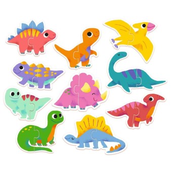 djeco duo puzzel - dino