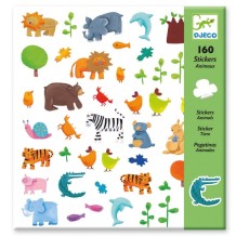 djeco stickers - dieren