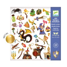djeco stickers - middeleeuwse fantasie | Kinderfeestwinkel | Speelgoedwinkel | Feestwinkel | Kinderwinkel | Amsterdam