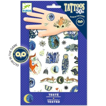 djeco tattoos - nacht | Kinderfeestwinkel | Speelgoedwinkel | Feestwinkel | Kinderwinkel | Amsterdam