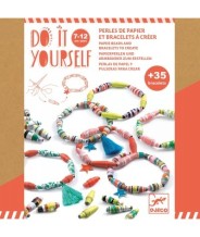 djeco diy set papieren armbandjes - pop and acidulous | Kinderfeestwinkel | Speelgoedwinkel | Feestwinkel | Kinderwinkel | Am