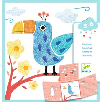djeco sjablonen tekenen - wilde dieren | Kinderfeestwinkel | Speelgoedwinkel | Feestwinkel | Kinderwinkel | Amsterdam