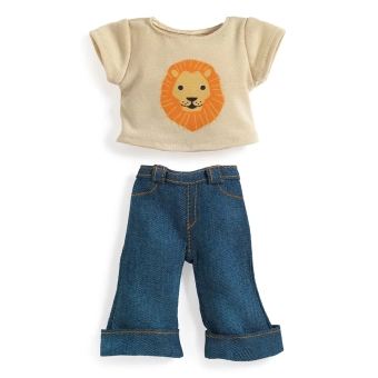 djeco poppenkleertjes pomea - outfit ivory | Kinderfeestwinkel | Speelgoedwinkel | Feestwinkel | Kinderwinkel | Amsterdam