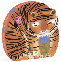 djeco puzzel - de tocht van de tijger (24 st) | Kinderfeestwinkel | Speelgoedwinkel | Feestwinkel | Kinderwinkel | Amsterdam