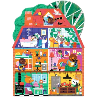 djeco puzzel - little buddies house | Kinderfeestwinkel | Speelgoedwinkel | Feestwinkel | Kinderwinkel | Amsterdam