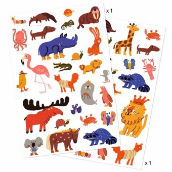 djeco tattoos - grappige dieren