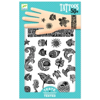 djeco tattoos - polynesia | Kinderfeestwinkel | Speelgoedwinkel | Feestwinkel | Kinderwinkel | Amsterdam
