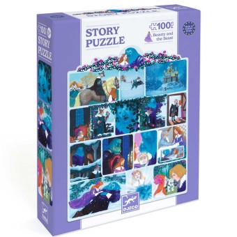 djeco story puzzel - beauty and the beast | Kinderfeestwinkel | Speelgoedwinkel | Feestwinkel | Kinderwinkel | Amsterdam