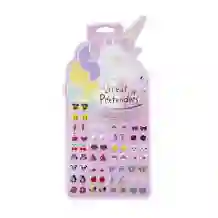 unicorn stick on earrings (30 paar)