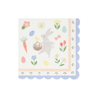 meri meri easter bunny napkins, large | Kinderfeestwinkel | Speelgoedwinkel | Feestwinkel | Kinderwinkel | Amsterdam