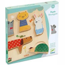 djeco houten puzzel - woodypets | Kinderfeestwinkel | Speelgoedwinkel | Feestwinkel | Kinderwinkel | Amsterdam