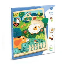 djeco puzzel - farm (15 st)