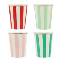 meri meri striped cups | Kinderfeestwinkel | Speelgoedwinkel | Feestwinkel | Kinderwinkel | Amsterdam