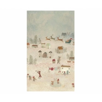 maileg gift wrap, 10 m - santa is coming | Kinderfeestwinkel | Speelgoedwinkel | Feestwinkel | Kinderwinkel | Amsterdam