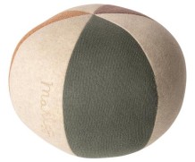 maileg ball - dusty green/coral