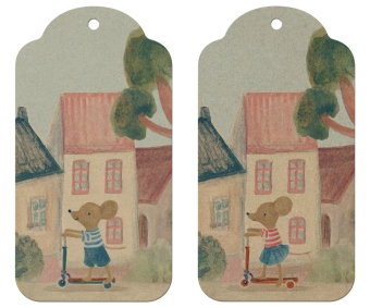 maileg gift tags, mouse (12 st) | Kinderfeestwinkel | Speelgoedwinkel | Feestwinkel | Kinderwinkel | Amsterdam