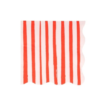 meri meri red stripe napkins, large | Kinderfeestwinkel | Speelgoedwinkel | Feestwinkel | Kinderwinkel | Amsterdam | Kinder