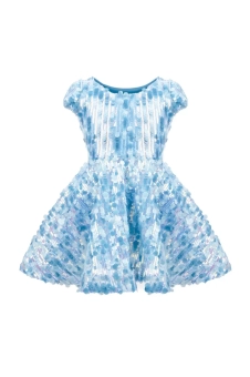 sequins concert queen dress, blue (5-6 jr) | Kinderfeestwinkel | Speelgoedwinkel | Feestwinkel | Kinderwinkel | Amster