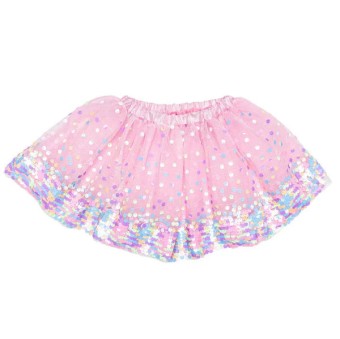 party fun sequins skirt - pink/neon | Kinderfeestwinkel | Speelgoedwinkel | Feestwinkel | Kinderwinkel | Amsterdam