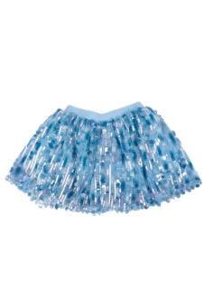 superstar sequins skirt, blue (4-6 jr)