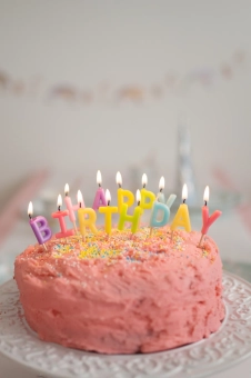 candle set happy birthday