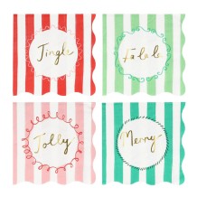 meri meri striped napkins S