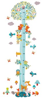 djeco groeimeter muursticker - bosdieren | Kinderfeestwinkel | Speelgoedwinkel | Feestwinkel | Kinderwinkel | Amsterdam