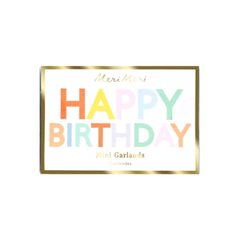 meri meri happy birthday mini matchbox garlands | Kinderfeestwinkel | Speelgoedwinkel | Feestwinkel | Kinderwinkel | Amsterda