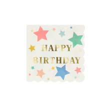 meri meri happy birthday stars napkins, small | Kinderfeestwinkel | Speelgoedwinkel | Feestwinkel | Kinderwinkel | Amsterdam