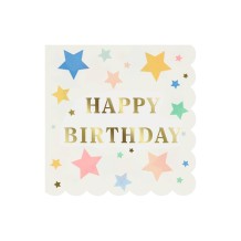 meri meri happy birthday stars napkins, large | Kinderfeestwinkel | Speelgoedwinkel | Feestwinkel | Kinderwinkel | Amsterdam