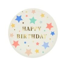 meri meri happy birthday stars side plates | Kinderfeestwinkel | Speelgoedwinkel | Feestwinkel | Kinderwinkel | Amsterdam