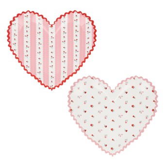 meri meri vintage rose heart plates | Kinderfeestwinkel | Speelgoedwinkel | Feestwinkel | Kinderwinkel | Amsterdam