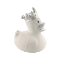 happy horse 100% natural rubber duck - ivoorkleurig
