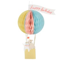 meri meri air balloon honeycomb card | Kinderfeestwinkel | Speelgoedwinkel | Feestwinkel | Kinderwinkel | Amsterdam