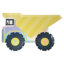 meri meri dumper truck plates | Kinderfeestwinkel | Speelgoedwinkel | Feestwinkel | Kinderwinkel | Amsterdam