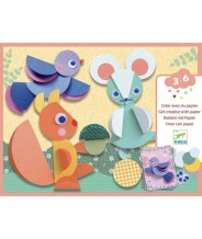 djeco knutselen met papier - tuindieren | Kinderfeestwinkel | Speelgoedwinkel | Feestwinkel | Kinderwinkel | Amsterdam