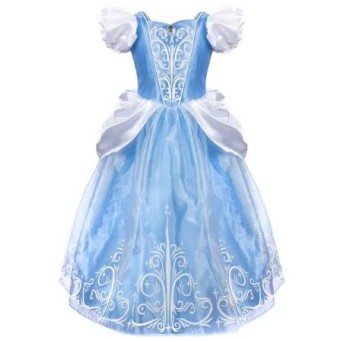 once upon a princess glass slipper dress (3-4 jr)