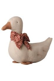maileg duck with bow - sand | Kinderfeestwinkel | Speelgoedwinkel | Feestwinkel | Kinderwinkel | Amsterdam
