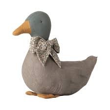 maileg duck with bow - grey | Kinderfeestwinkel | Speelgoedwinkel | Feestwinkel | Kinderwinkel | Amsterdam