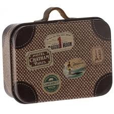 maileg small suitcase, micro - brown | Kinderfeestwinkel | Speelgoedwinkel | Feestwinkel | Kinderwinkel | Amsterdam