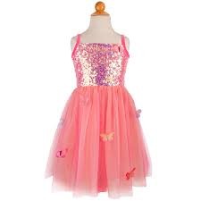butterfly bliss dress - hot pink (5-6 jr) | Kinderfeestwinkel | Speelgoedwinkel | Feestwinkel | Kinderwinkel | Amsterdam