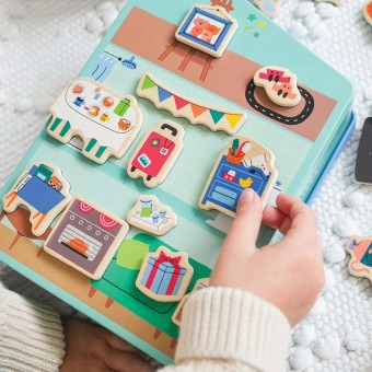 djeco wooden magnetic - inzehouse  | Kinderfeestwinkel | Speelgoedwinkel | Feestwinkel | Kinderwinkel | Amsterdam